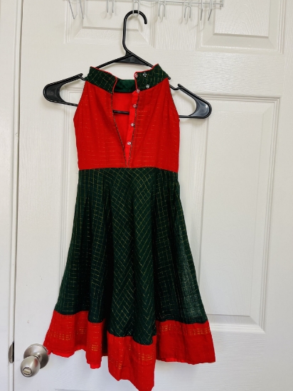 Punarviauthentic Preloved Sustainablegreen And Red Mom And Daughter