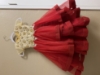 Picture of Red and cream long frock