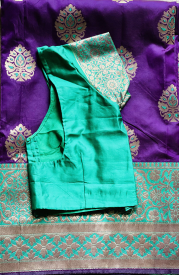 Purple Saree: Buy Latest Indian Designer Purple Saree Online - Utsav Fashion