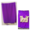 Picture of New 💜 plain violet saree with ready made Blouse💜