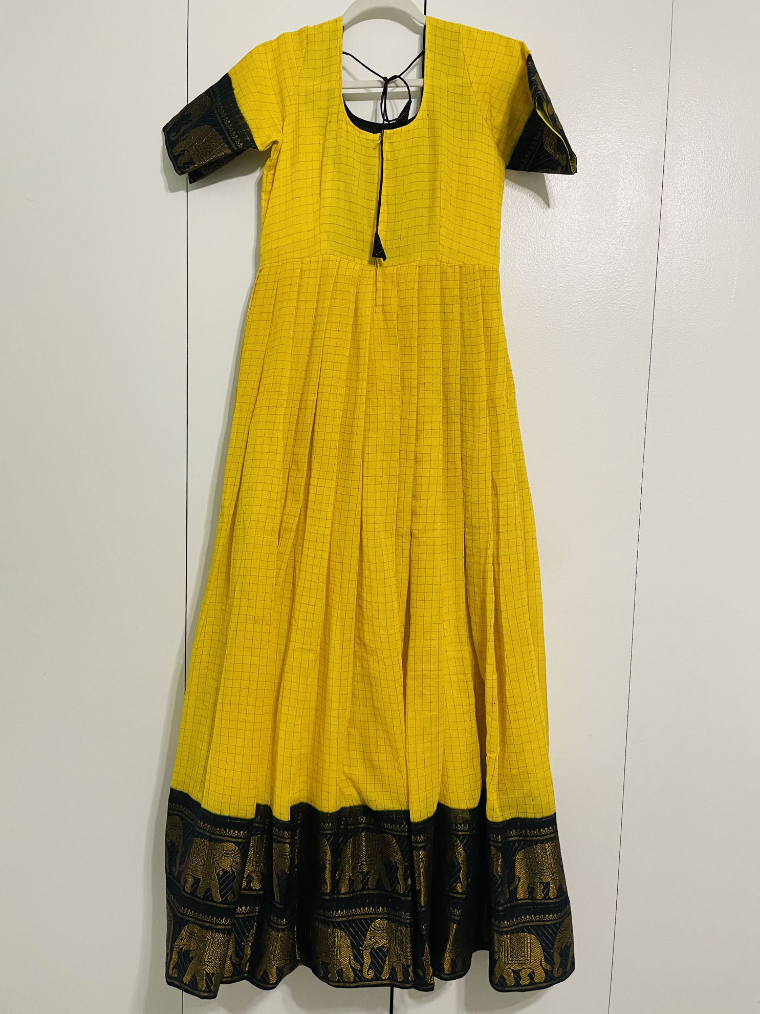 PunarviAuthentic|PreLoved|SustainableHandloom long frock