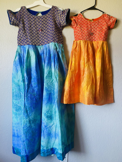 PunarviAuthentic|PreLoved|SustainableSisters Twinning Dresses