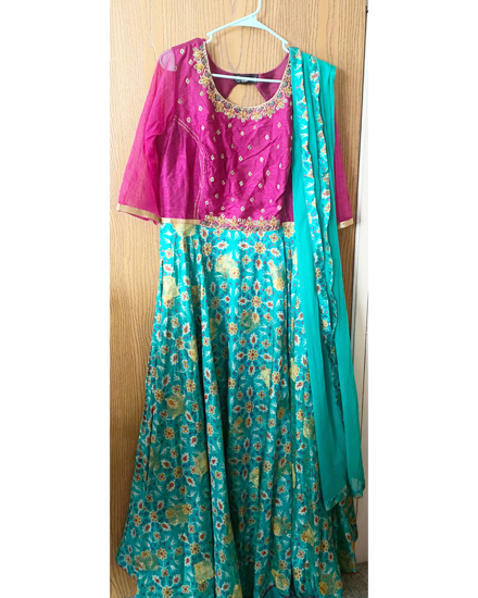 Picture of XXL - Taruni Ikkat Long dress