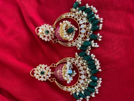 Picture of Heavy Chandbali Earrings