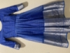 Picture of Blue organza long frock 3y