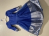 Picture of Blue organza long frock 3y