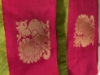 Picture of Beautiful parrot green and pink pattu saree