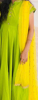 Picture of Green Raw silk dress