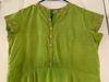 Picture of Green Raw silk dress