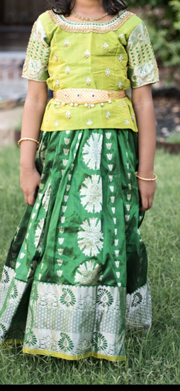 kids blouse designs in pattu