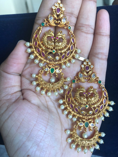 Picture of Temple Jewellery earrings
