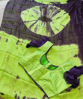 Picture of New Green shibori georgette saree