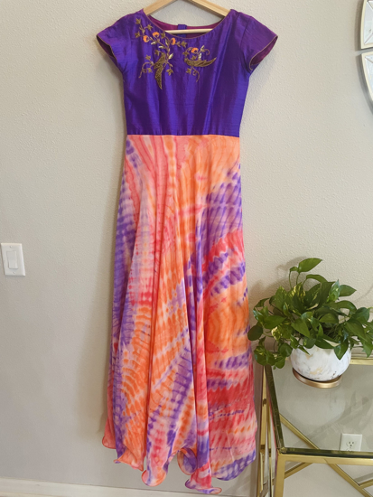 Picture of Tie and dye designer dress