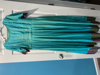 Picture of Green semi raw-silk long frock