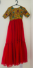 Picture of New Long frock with Kalamkari