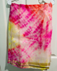 Picture of Multi colour kota silk saree with pink raw silk blouse