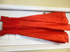 Picture of Red rawsilk gown