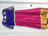 Picture of Royal blue and pink dress