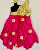 Picture of customised rani pink gown 1-2Y