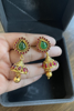 Picture of Combo set kemp jewelry set and kundan earrings