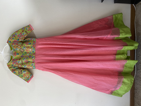 PunarviAuthentic|PreLoved|SustainablePartywear pure organza long frock ...