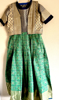 Picture of Beautiful green long frock with coat