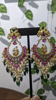 Picture of New Kundan earrings very rich look with lock system
