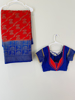 Picture of Red and blue saree