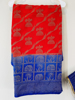 Picture of Red and blue saree