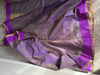 Picture of Purple soft Jute Saree