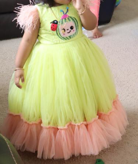 Picture of Coco melon party theme dress 2-4y