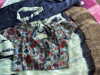 Picture of Jute georgette lehanga with kalamkari blouse half saree new