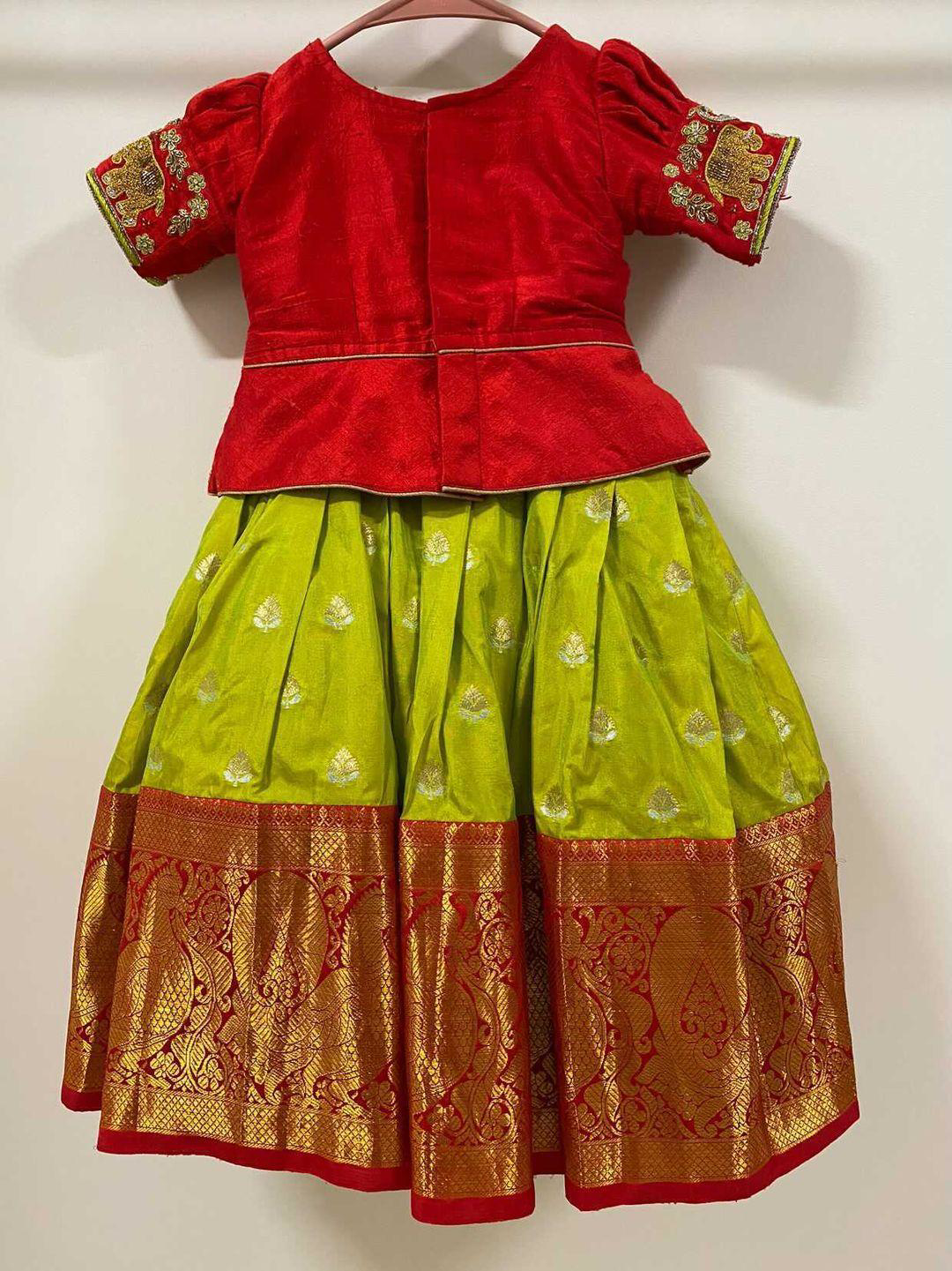 PunarviAuthentic|PreLoved|SustainablePure kanchipattu langa and pure ...