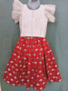 Picture of Elephant embroidery Skirt with Sequin crop top 2-3Y