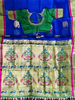 Picture of Kanchi organza silk saree with paithani pallu