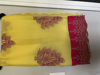 Picture of Chiffon scallop border saree