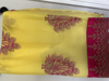 Picture of Chiffon scallop border saree