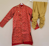 Picture of Benaras kurta pyjama and Raw silk kurta pyjama Combo 8-10Y