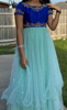 Picture of Soft net Long dress
