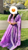 Picture of Lehrayi duppata with chiffon floor length dress