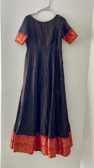 PunarviAuthentic|PreLoved|SustainableSungudi long dress