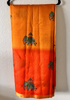 Picture of New Yellow n Orange , Elephants printed  Fancy Saree with Banaras Blouse