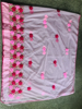 Picture of New soft net Pink  Floral Saree