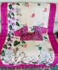 Picture of White and pink pichwai saree