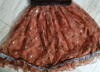 Picture of Netted heavy flare frock &Organza crop top  Combo 4-6Y