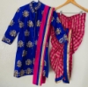 Picture of Beautiful Royal blue kurta dhoti set : age 7- 8 years