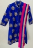 Picture of Beautiful Royal blue kurta dhoti set : age 7- 8 years