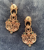 Picture of Brand New: Beautiful Rose Gold CZ  Earrings and CZ Nosepin