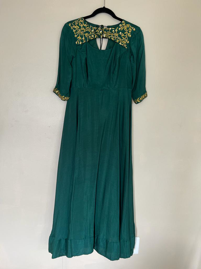 PunarviAuthentic|PreLoved|SustainableChinon Long dress