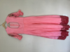 Picture of silk Long dress with benaras border